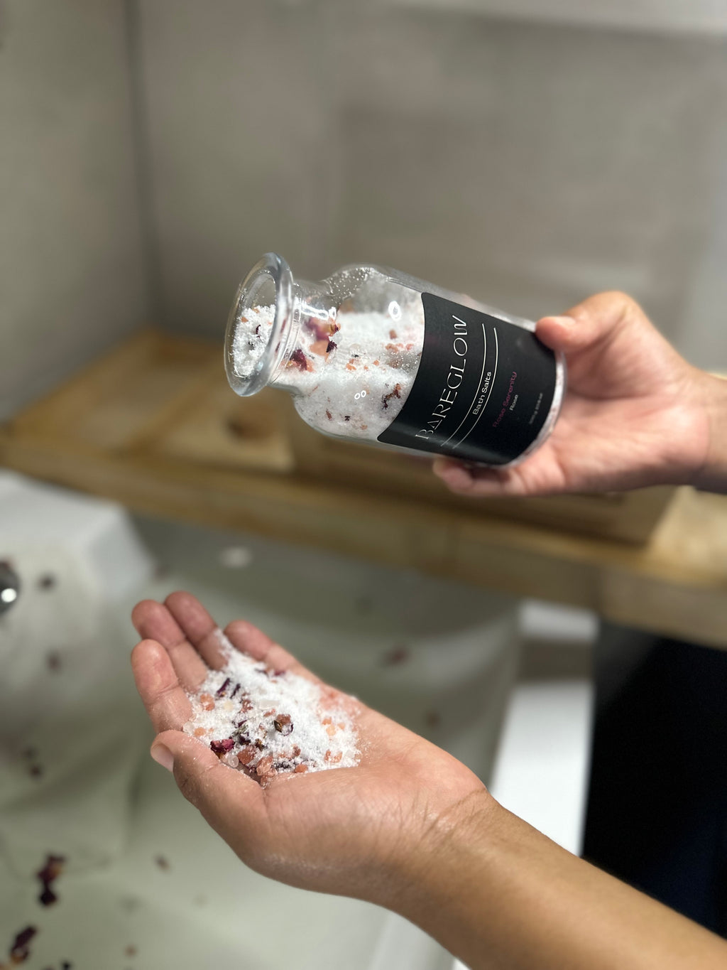 Bareglow Rose Serenity Bath Salts™