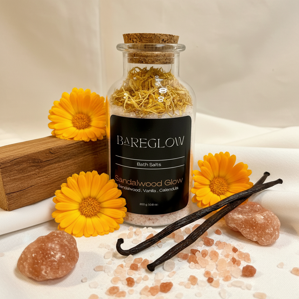 Bareglow Sandalwood Glow Bath Salts™
